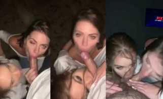 Adriana Chechik Threesome Blowjob Onlyfans[OF] Leak Video